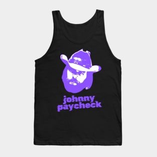 Johnny paycheck ||| 70s retro Tank Top